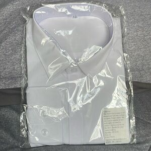 Boys White Button Down Shirt